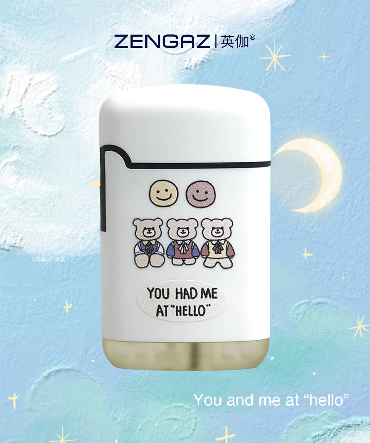 EMMOJETS 蓝焰防风打火机 动漫款